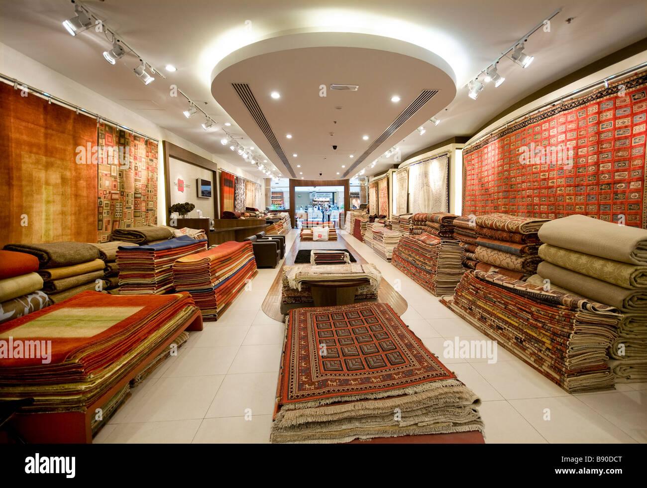 Luxury carpet showroom